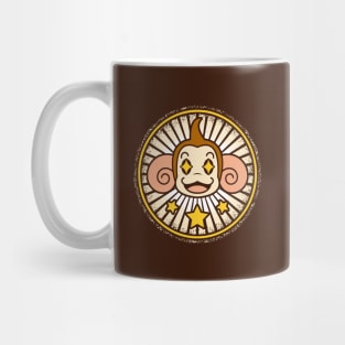 Monkey Banana Emblem Mug